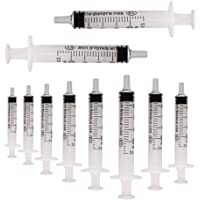 Los mejores  - 30 piezas 2.5ml Jeringa Jeringa plástica jeringa de cocina jeringa de alimentación Jeringa de pegamento sin aguja Para…